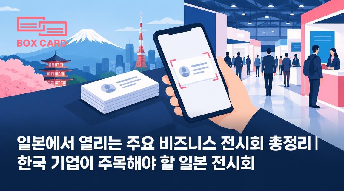 일본에서 열리는 주요 비즈니스 전시회 총정리｜한국 기업이 주목해야 할 일본 전시회