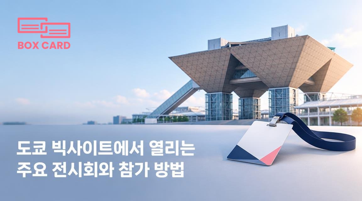도쿄 빅사이트에서 열리는 주요 전시회와 참가 방법