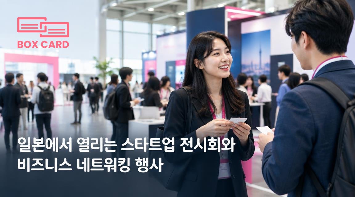 일본에서 열리는 스타트업 전시회와 비즈니스 네트워킹 행사