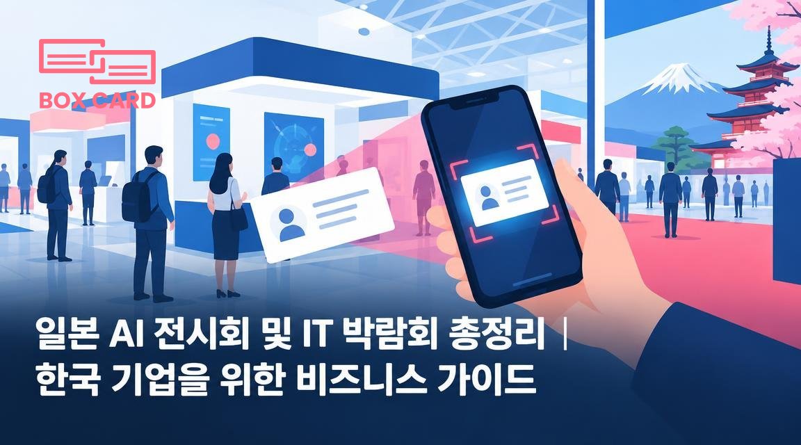 일본 AI 전시회 및 IT 박람회 총정리｜한국 기업을 위한 비즈니스 가이드